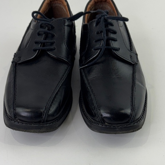 Sergio Classic Line Boys  Black Leather Dress Shoes - Picture 3 of 14